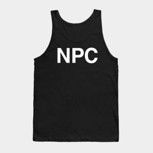 NPC (White) Tank Top